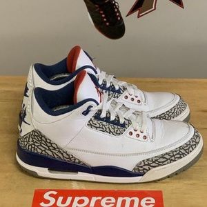 Air Jordan 3 “True Blue” Sz 9.5 NO BOX